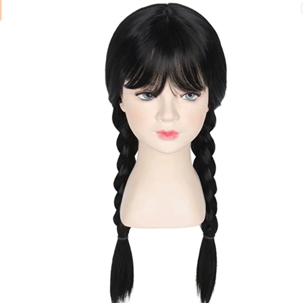 #WEDNESDAY! Braided WIG w/ Bangs Cosplay (Ships Fast)